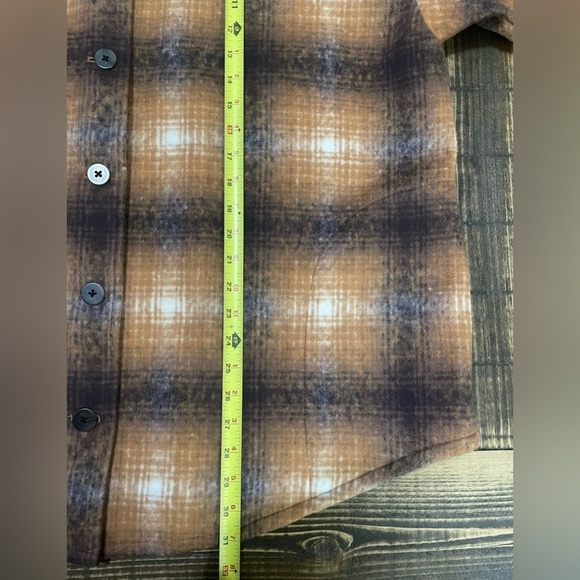 J.Jill Evermore Plaid Flannel Shacket Women 2X Cozy Button Front Fall Layer - Picture 9 of 9